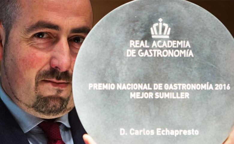Carlos Echapresto Premio Nacional de Gastronomia Sumiller 2016