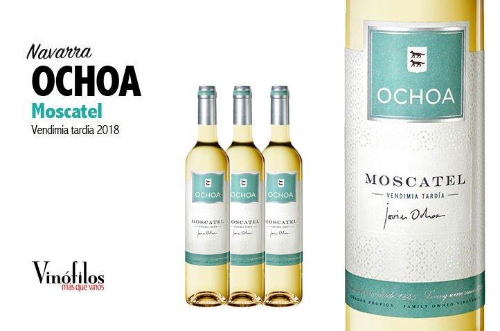Ochoa Moscatel Vendimia Tardía 2018 – Mejor vinos dulce de Navarra